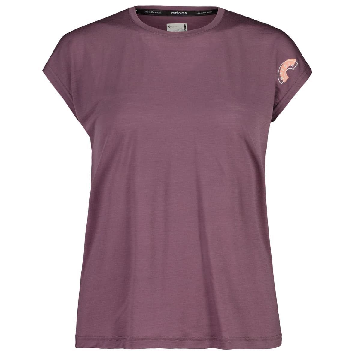 Дамска мериносова блуза Maloja Women's SilsandaM. Sport shirt - Stormy Lilac