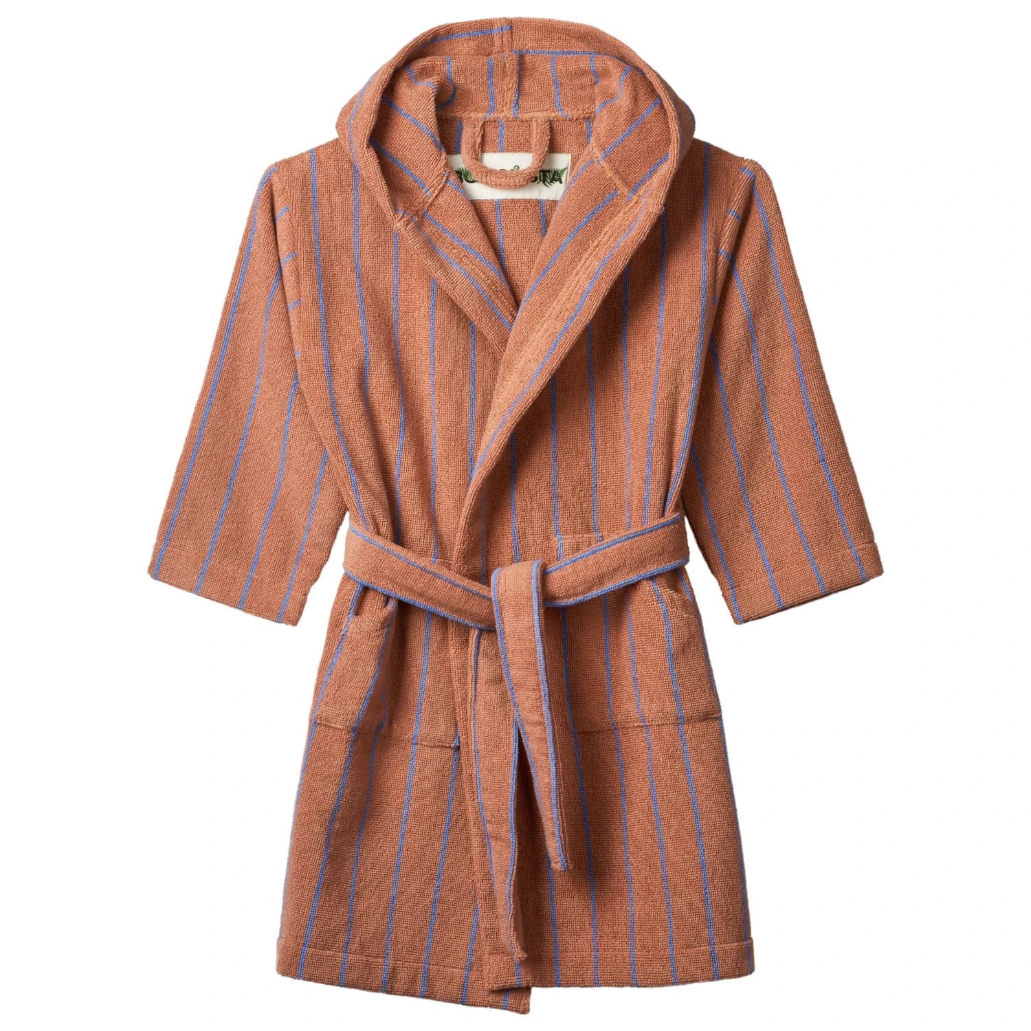Детски халат Bongusta Kid's Naram Bathrobe - Camel / Ultramarine