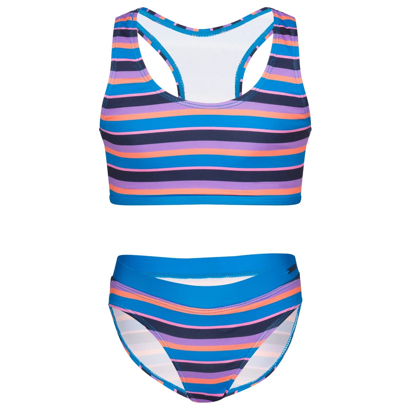 Детски комплект бикини Trollkids Girl's Kvalvika Bikini Bikini - Dynamic Blue / Candy Pink