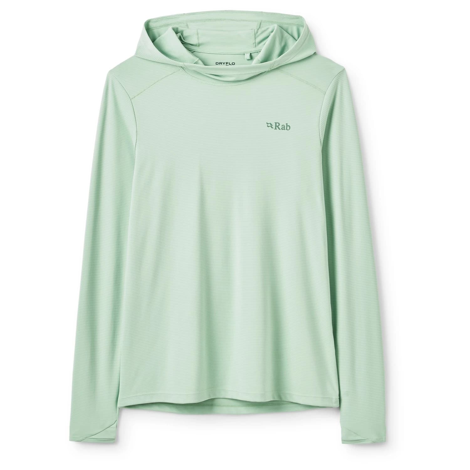 Дамска спортна тениска Rab Women's Force Hoody Sport shirt - Fig Green